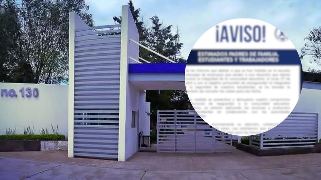CBTIS 130 suspende clases tras detectar mensajes de amenaza en el plantel