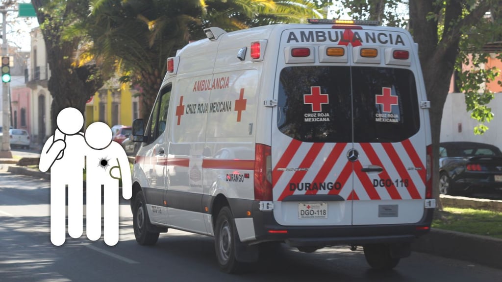 Adolescente es lesionado por disparo accidental en Durango