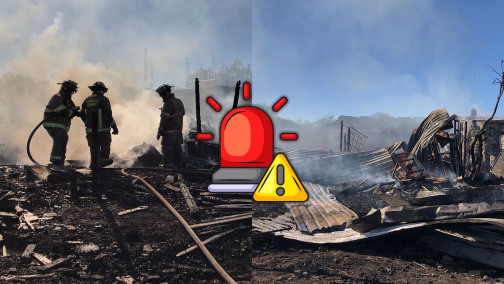 Incendio consume colchonera en el poblado La Campana