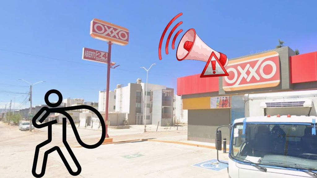 Sujeto armado asalta tienda de conveniencia en el Ejido Benito Juárez