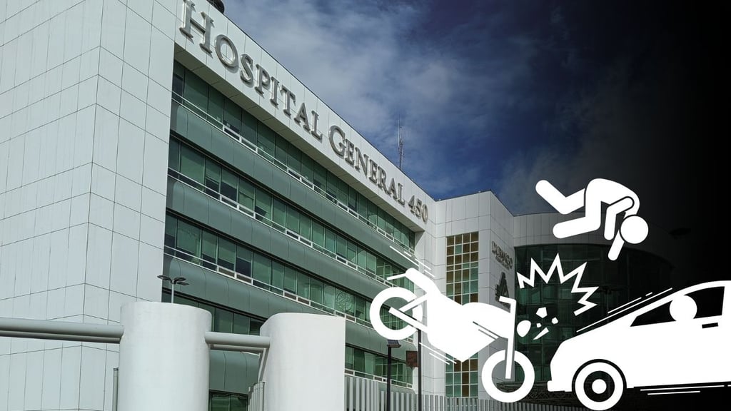 Motociclista es impactado por camioneta en municipio de Hidalgo, Durango