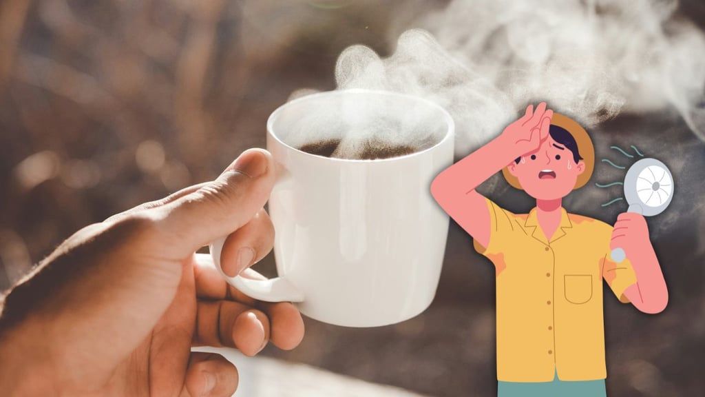 ¿Las bebidas calientes quitan el calor?
