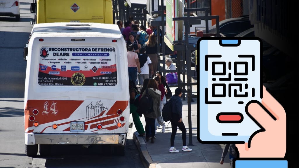 Proponen código QR para aplicar tarifas preferenciales del transporte en Durango