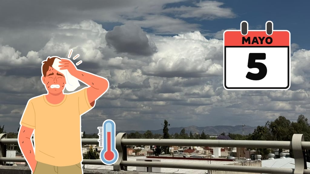 Martes parcialmente nublado pero muy caluroso en Durango: pronóstico de HOY 5 de mayo