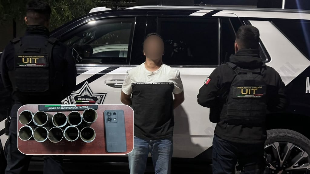 Arrestan a hombre tras reporte falso sobre fabricación de explosivos para drones en Durango