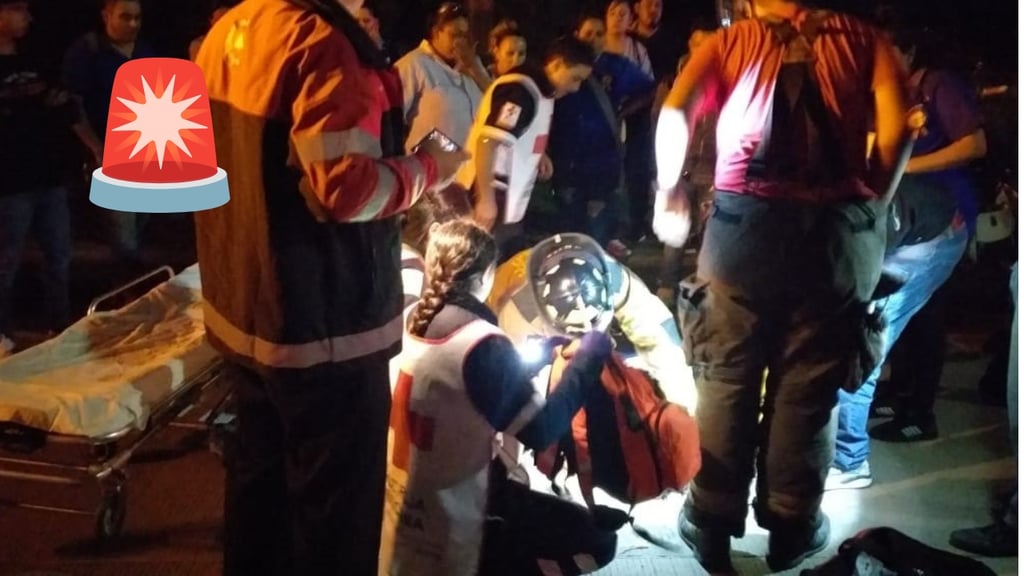 Motociclista resulta lesionado al accidentarse cuando esquivaba una valla por Santiago Bayacora