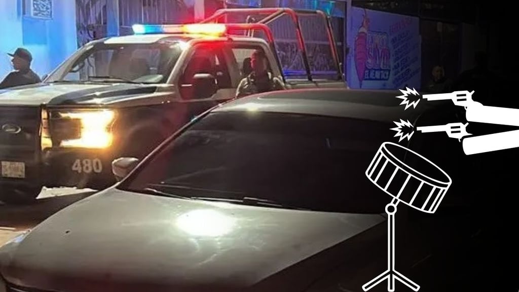 Reportan 'disparos' en fiesta de Durango; eran tarolazos de la música