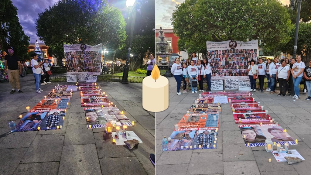 Madres Buscadoras de Durango realizan velada en el marco del 10 de mayo