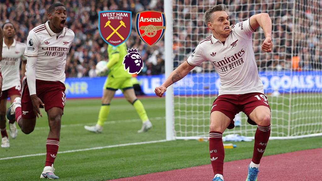 Premier League: Arsenal derrota al West Ham United en el cierre y mantiene el sueño del título