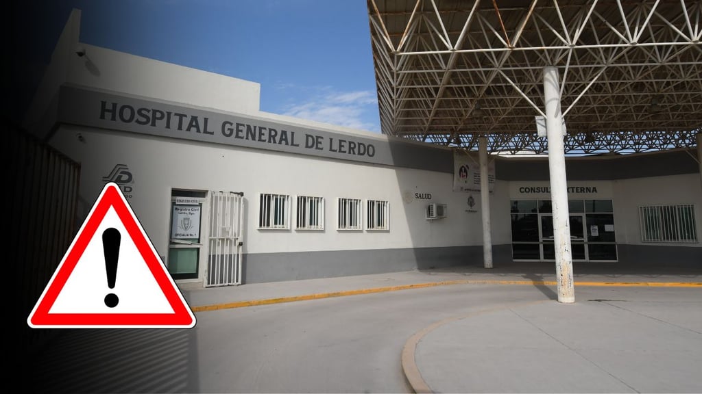 Hombre es hospitalizado tras agresión con arma blanca en Lerdo; nada se sabe de los agresores