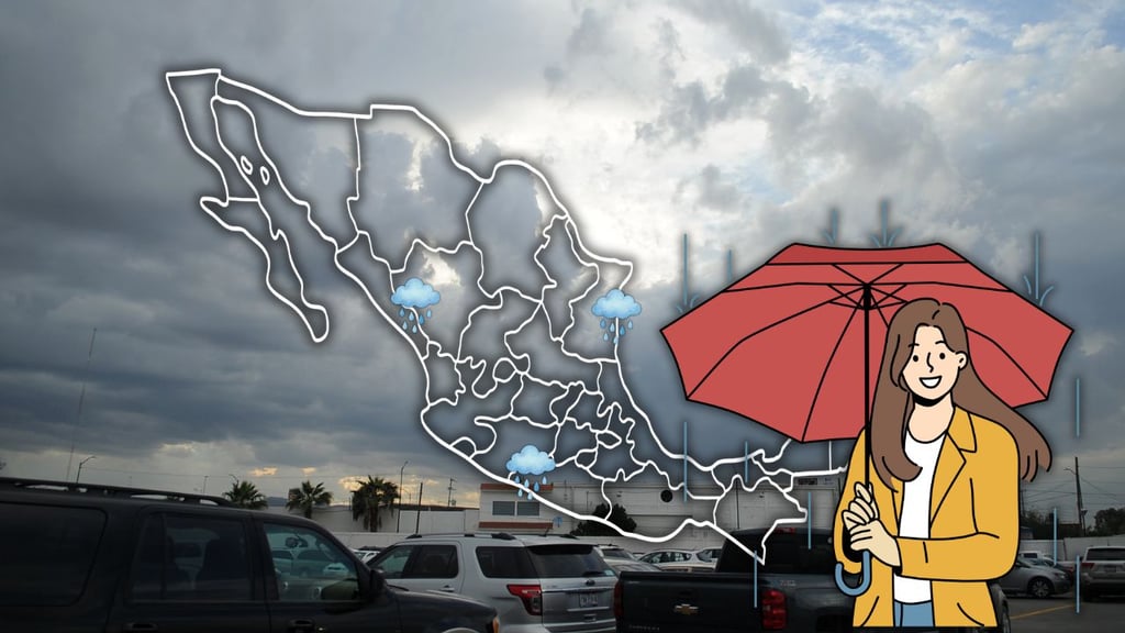 ¡Otra vez! Estos estados esperan lluvias intensas HOY 13 de mayo; ¿incluye a Durango?