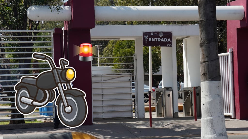 Roban motocicleta en estacionamiento del Instituto Tecnológico de Durango