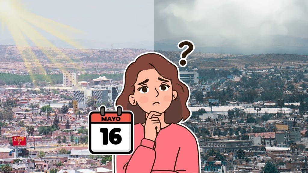 ¿Soleado o nublado? Así será el clima en Durango HOY sábado 16 de mayo