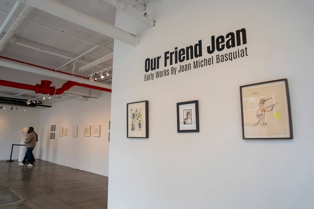 Muestra reúne los primeros trabajos artísticos de Basquiat