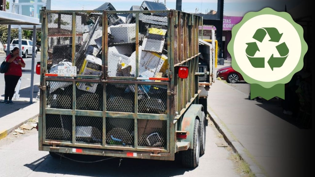 Cinco toneladas de basura electrónica recolectó el Reciclatón en Durango
