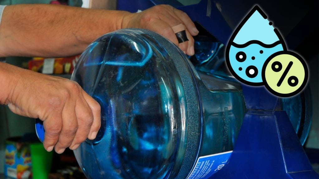 Consumo de agua embotellada aumenta en Durango debido a las altas temperaturas