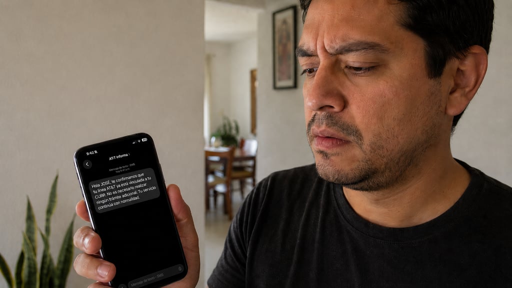Registro de celulares: usuarios de AT&T reciben aviso de vinculación automática con CURP