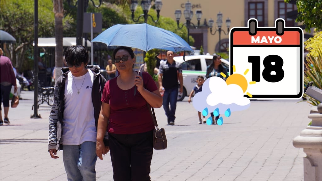 Lunes soleado pero con posibles lluvias en Durango: así será el clima HOY 18 de mayo