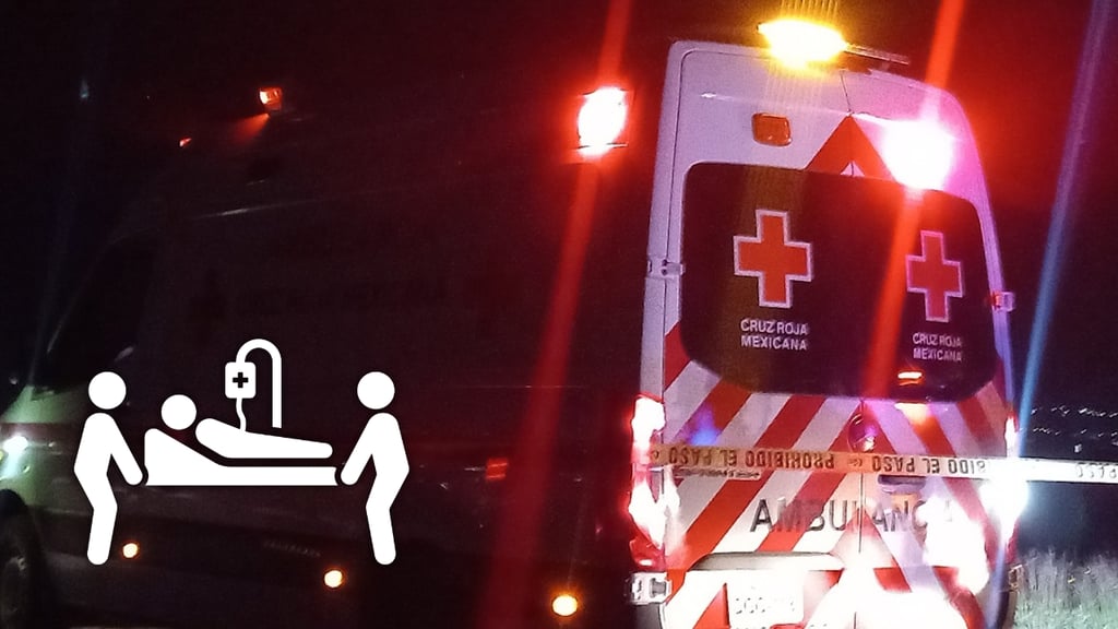 Jovencito es trasladado a Durango tras chocar contra barda y volcar en Nombre de Dios