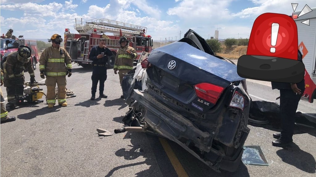 Joven muere prensado tras choque con tractocamión en el periférico de Durango