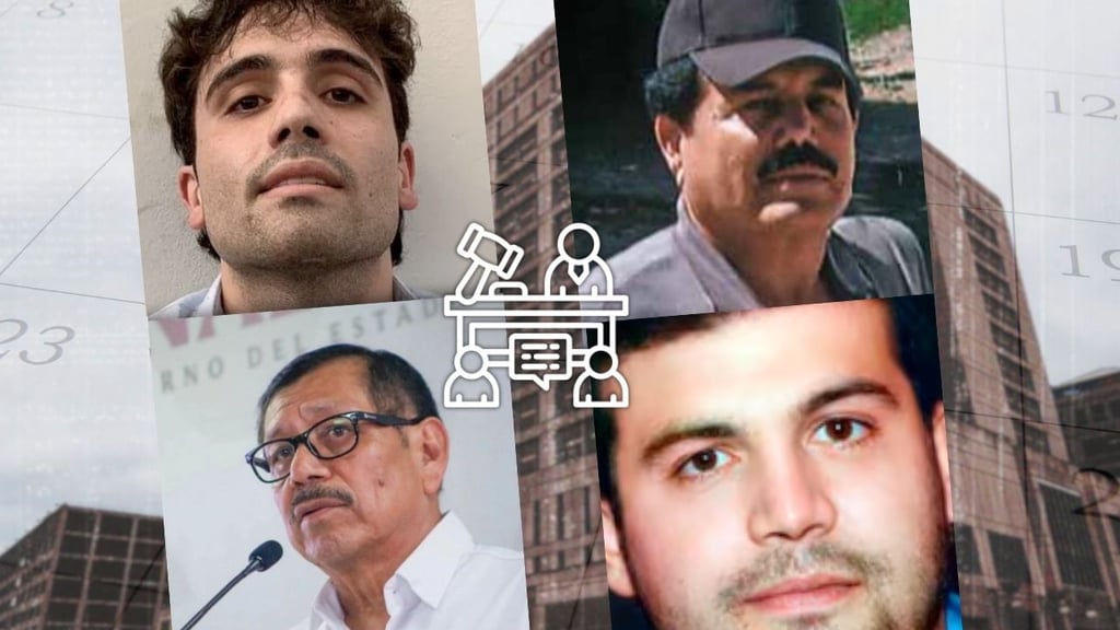 Este es el calendario para audiencias de 'Los Chapitos', 'El Mayo', Mérida Sánchez y otros en EU