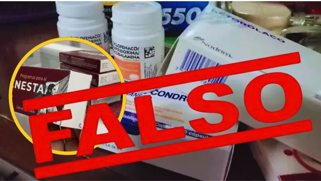 ¿Son reales los medicamentos con sellos del Bienestar y de color guinda que circulan en redes?
