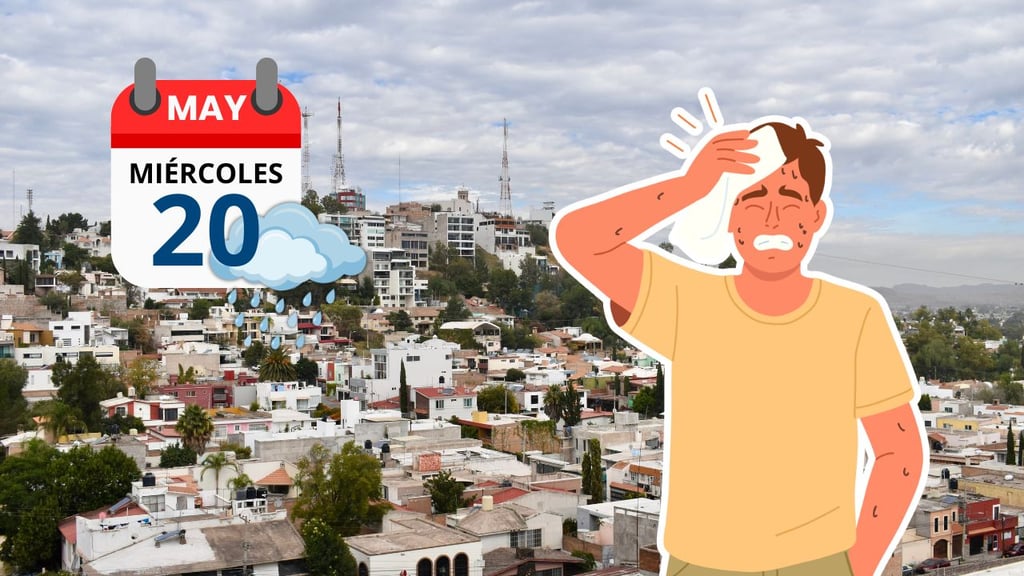 Lluvias y calor este miércoles en Durango: el pronóstico de HOY 20 de mayo