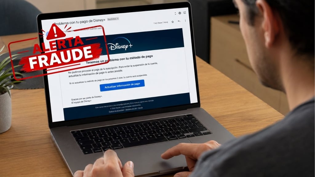 ¡Alerta de fraude! falso correo de Disney+ busca robar tus datos de pago