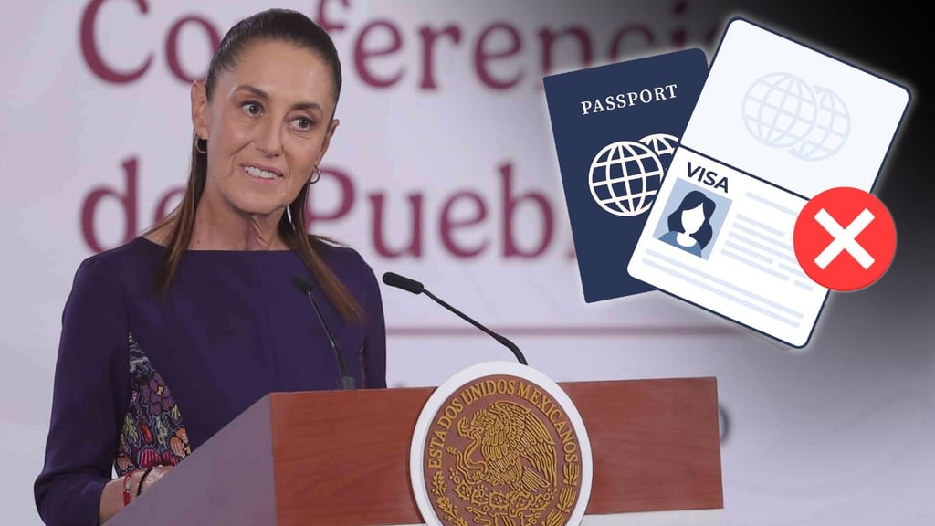 'Queremos que vengan a México': Sheinbaum descarta propuesta de cobrar visas a extranjeros