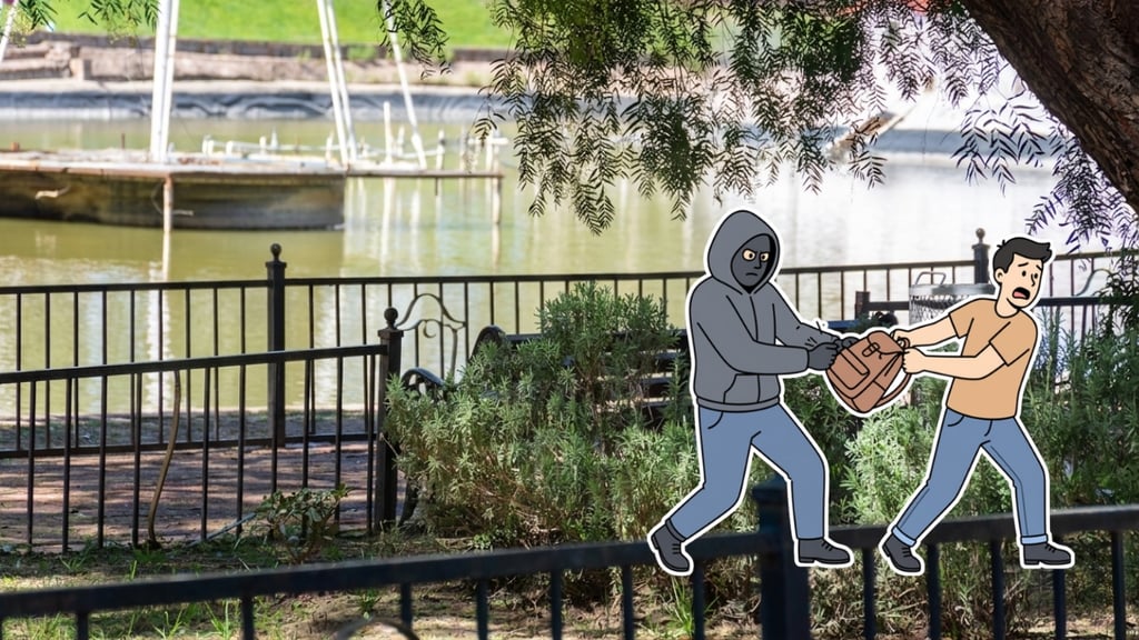 Joven reporta asalto con cuchillo en el Parque Guadiana; autoridades no lograron ubicarlo