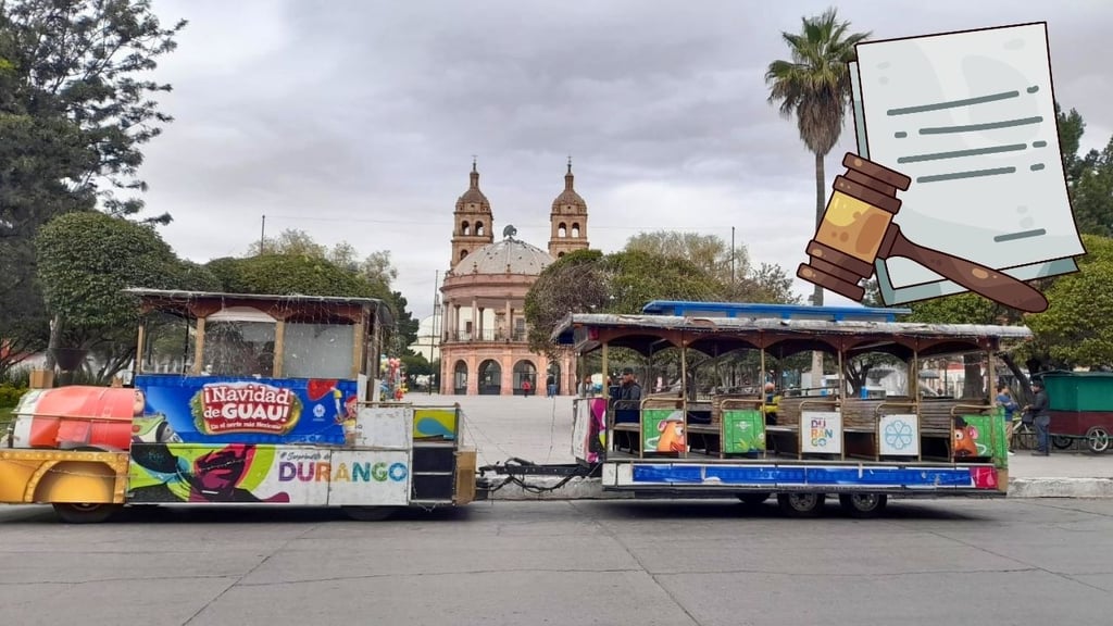 Regularán a tranvías que circulan en el Centro Histórico de Durango