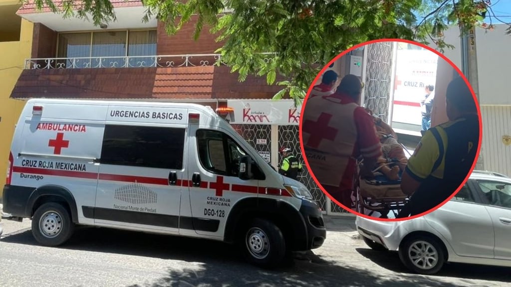 Adulto mayor sufre caída en baño de su hogar, en Centro de Durango