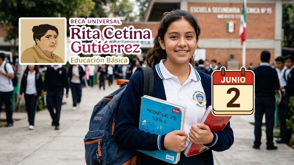 Beca Rita Cetina: ¿Qué estudiantes cobran su apoyo HOY martes 2 de junio?