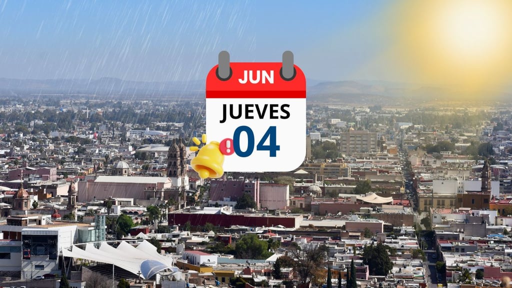 ¿Lluvias o mucho calor para Durango? Este es el pronóstico de HOY 4 de junio
