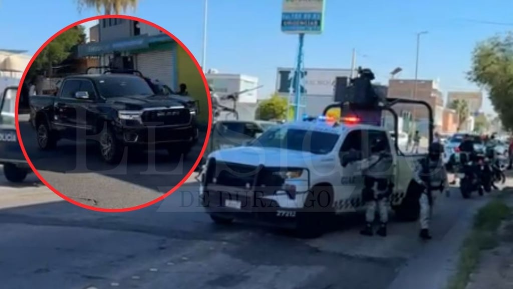 SSP descarta enfrentamiento en aseguramiento de camioneta en calle Nazas, de la ciudad de Durango