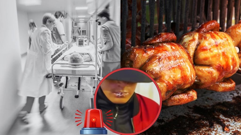 Empleados le queman la boca a joven por no poder pagar un pollo porque olvidó su dinero