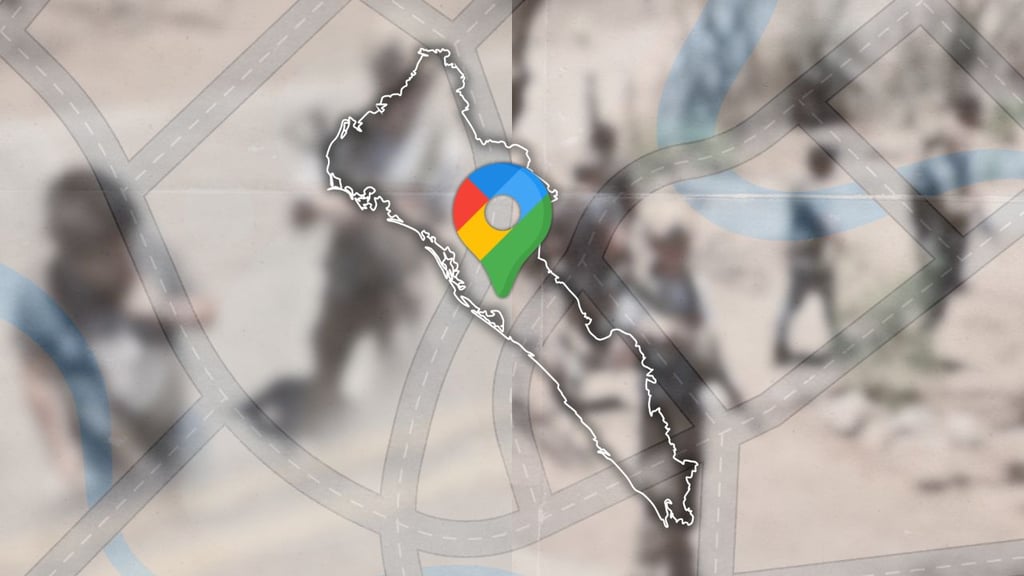 ¡De no creerse! Auto de Google Maps capta a presuntos integrantes de grupo armado en Sinaloa