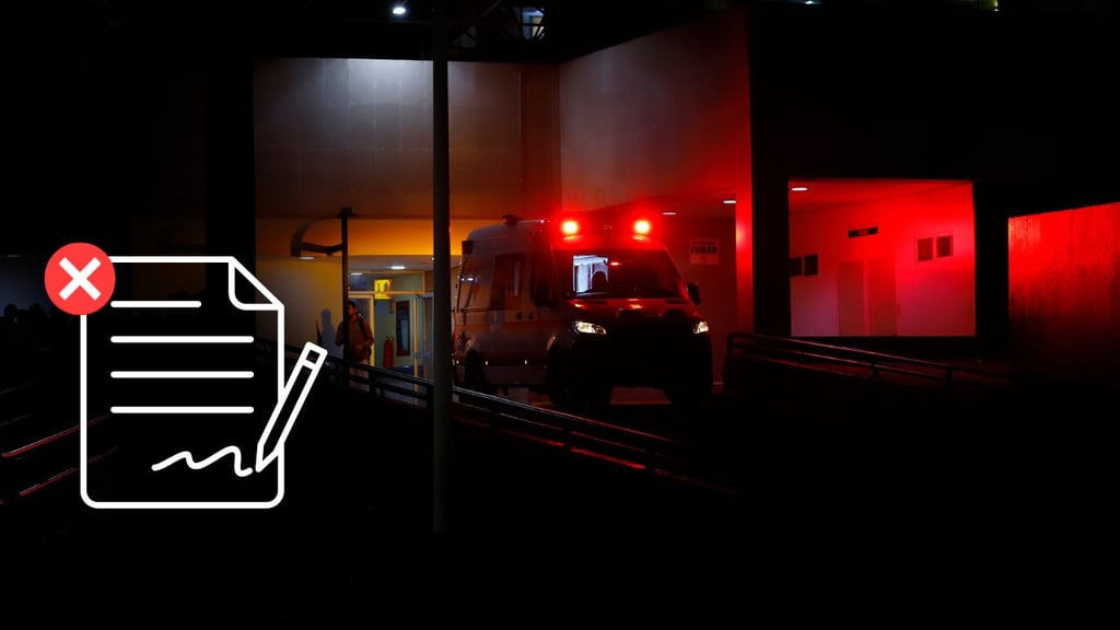 Hombre queda lesionado en accidente ocurrido en Durango; fue hospitalizado, pero no quiso declarar