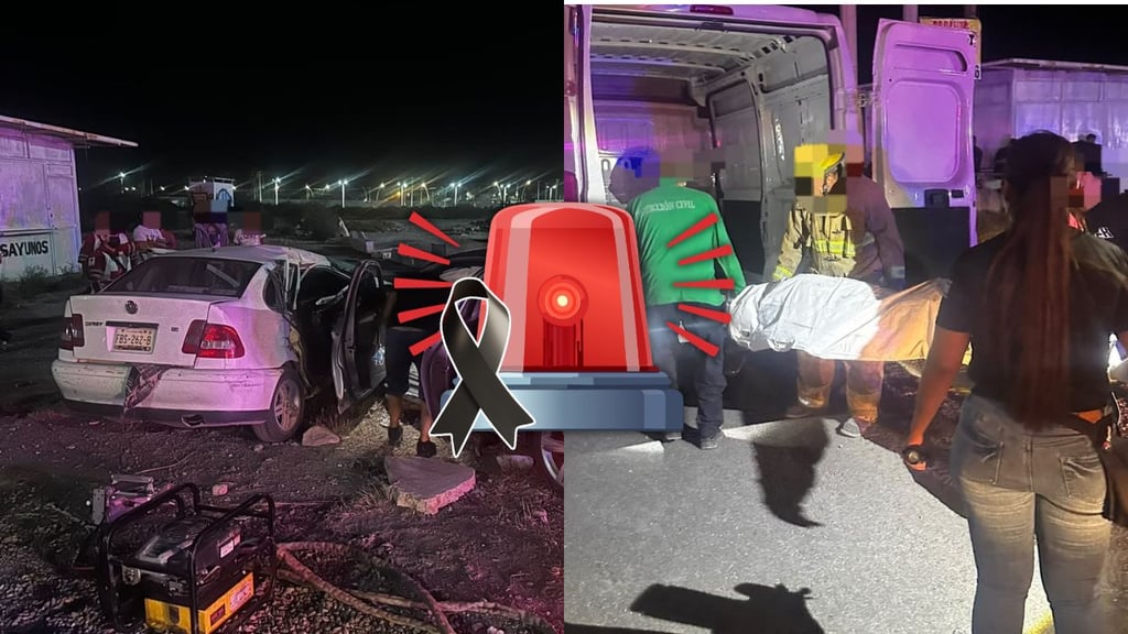 Mujer muere en aparatoso choque registrado cerca de importante empresa en Lerdo