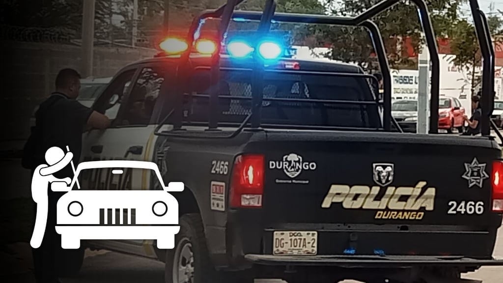 Forzan automóvil y roban pertenencias en pleno Centro de Durango