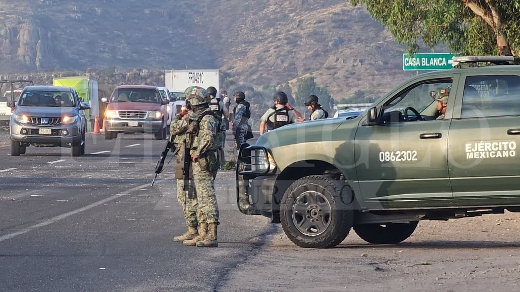 Un rancho, tres vehículos y varios detenidos, cifra preliminar de operativo cerca de Casa Blanca