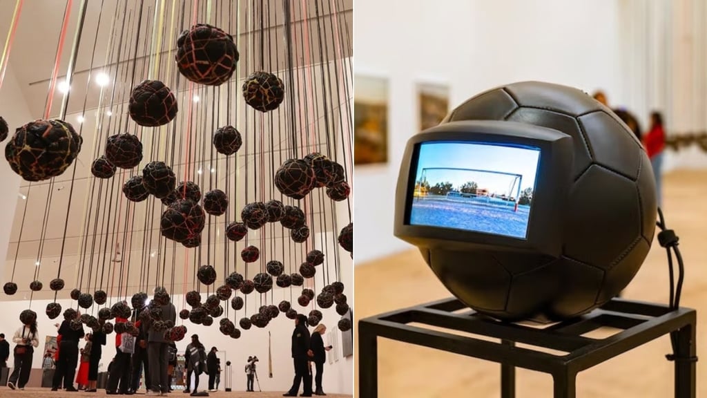 El artista duranguense Ricardo Milla lleva su visión del fútbol al Museo Jumex