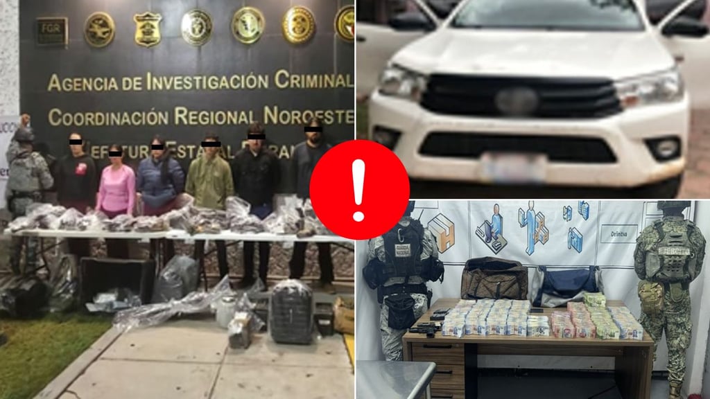 Este es el resultado OFICIAL del operativo en Casa Blanca: 6 detenidos, arsenal, dinero y vehículos