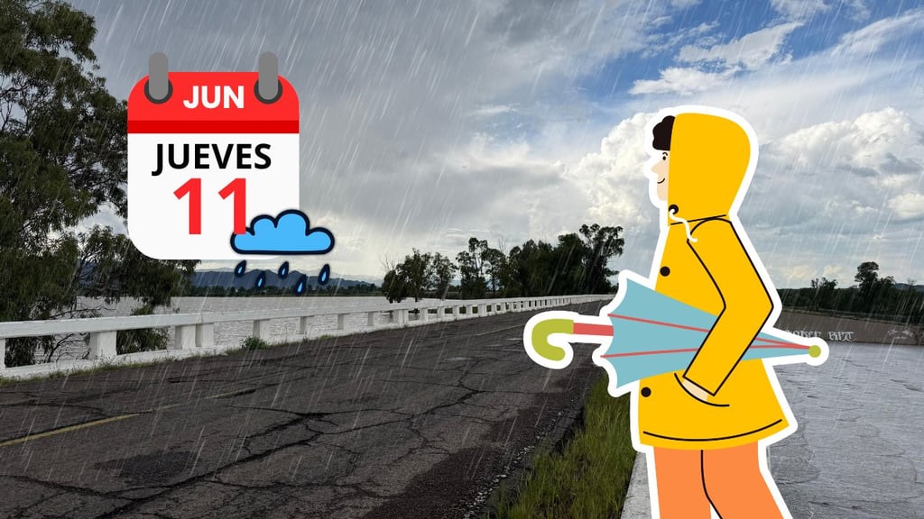 Durango, con probabilidad de lluvias fuertes HOY 11 de junio: este es el pronóstico del SMN