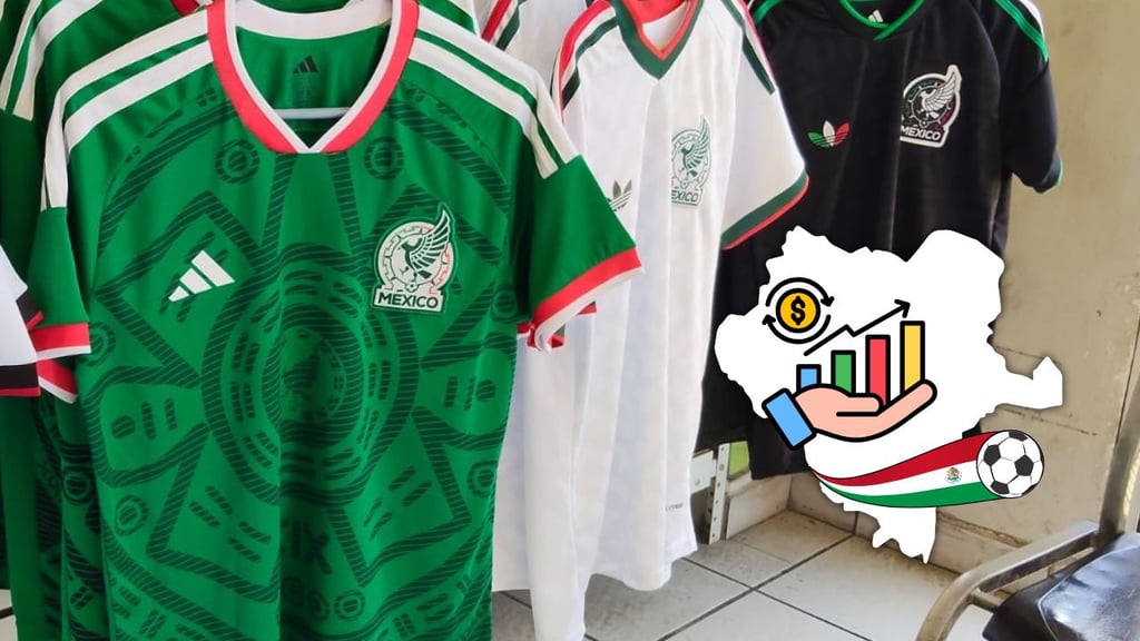 Fiebre mundialista dispara venta de playeras de la Selección Mexicana en Durango