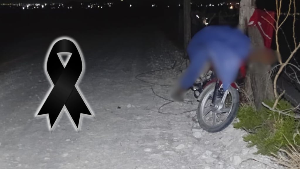 Jovencito pierde la vida al impactarse en su moto contra un cercado; ocurrió en Lerdo