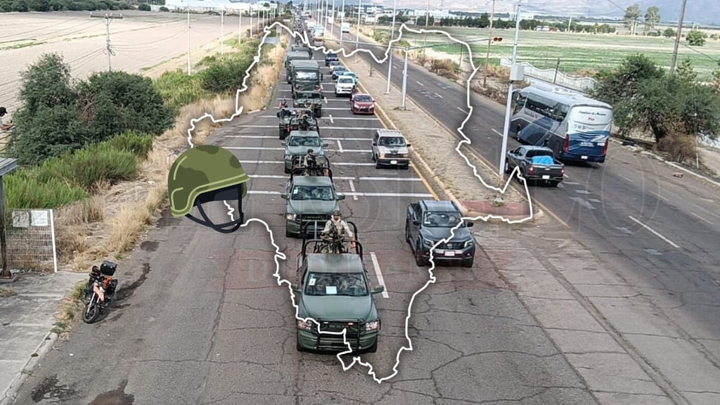 Llegan a Durango 300 elementos de infantería desde la Ciudad de México