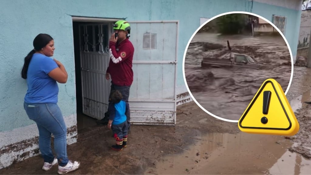 Fuertes lluvias este 12 de junio dejan afectaciones en Guanaceví y Santiago Papasquiaro