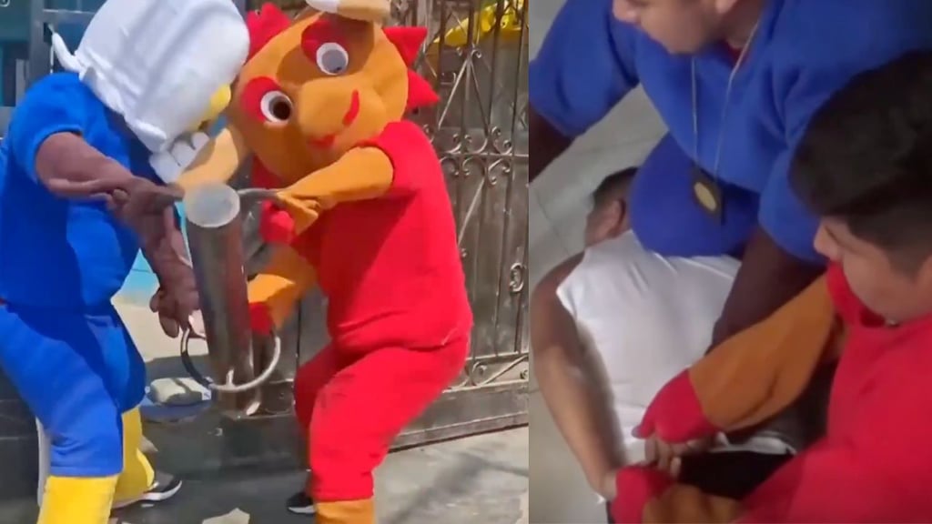 Policías peruanos se disfrazan de mascotas del Mundial y capturan a presunto narcotraficante