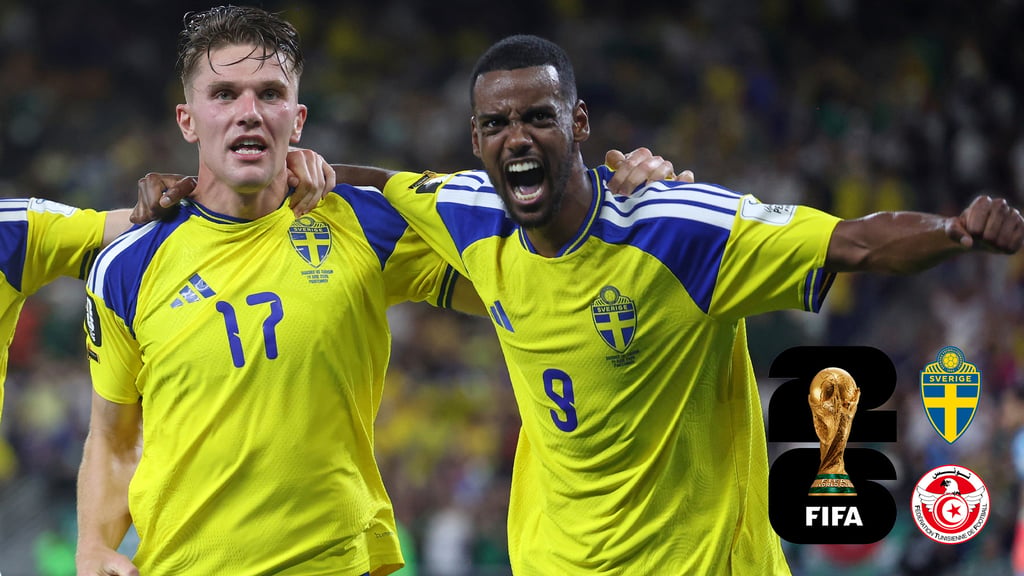 Mundial 2026: Suecia impone condiciones en el Grupo F tras golear por 5-1 al combinado de Túnez
